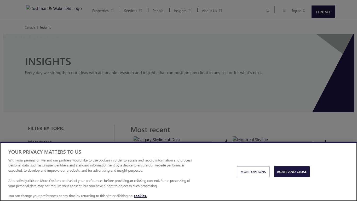Canada Commercial Real Estate Insights CA Cushman & Wakefield